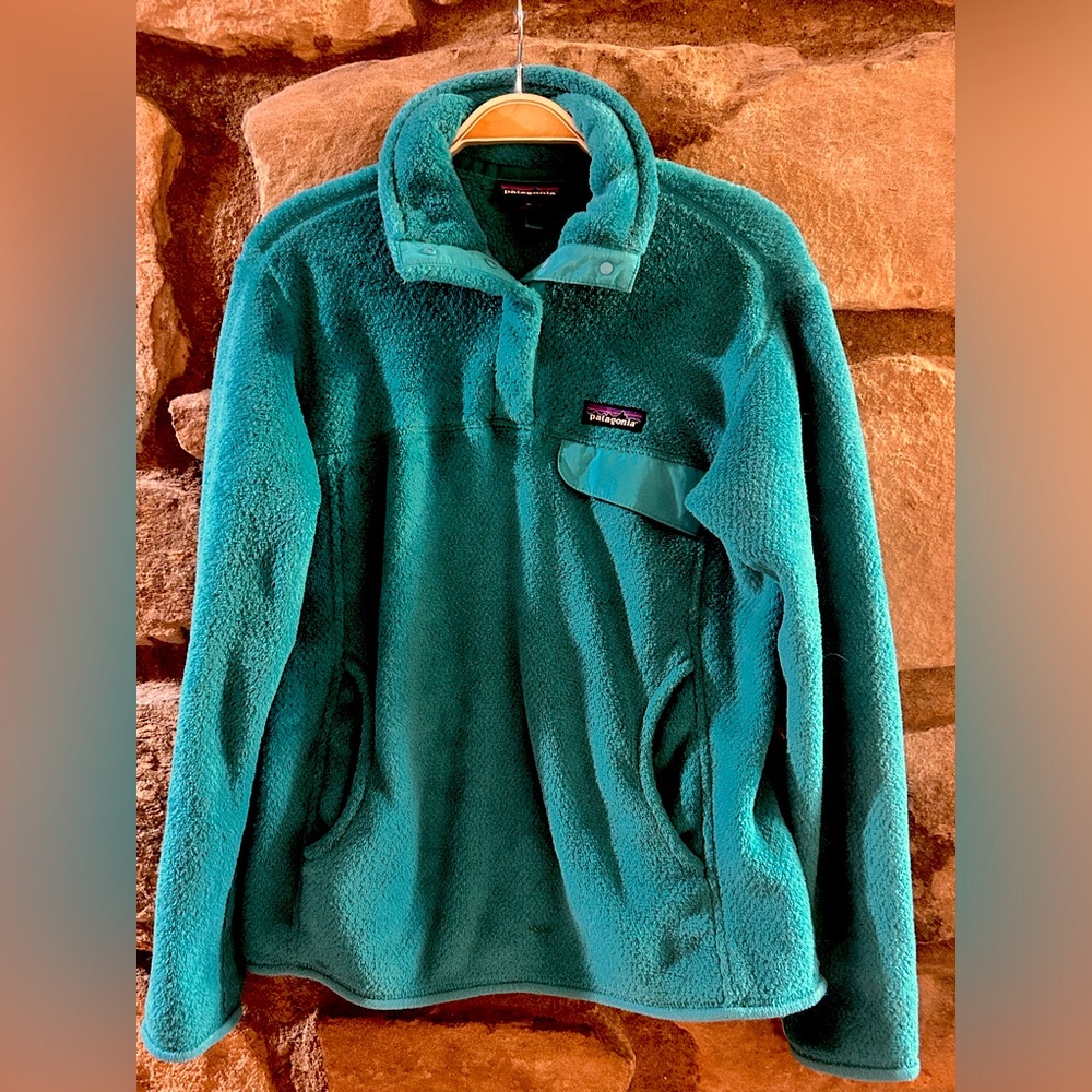 Teal Patagonia Polar Fleece